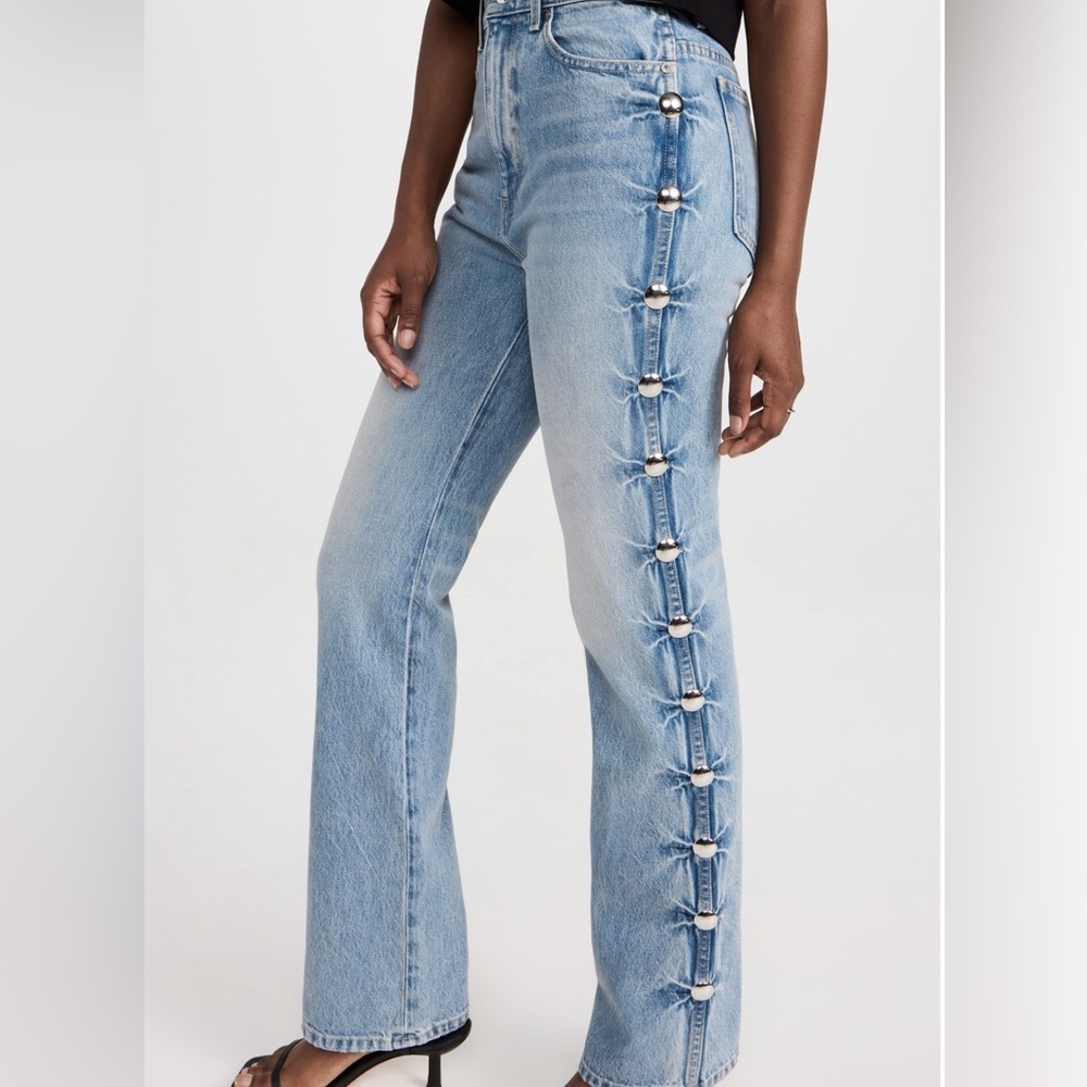 KHAITE Studded Danielle Jeans Size 27
